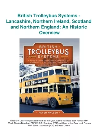 DOWNLOAD PDF British Trolleybus Systems - Lancashire  Northern Ireland  Scotland