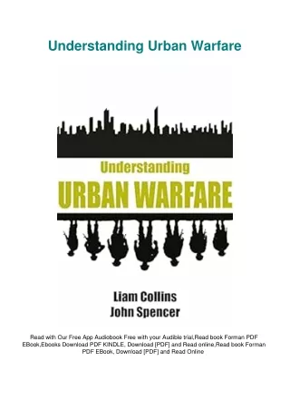 DOWNLOAD eBook Understanding Urban Warfare
