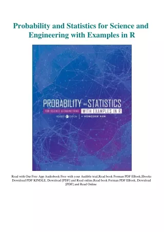 eBooks DOWNLOAD Probability and Statistics for Science and Engineering with Exam