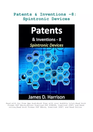 eBooks DOWNLOAD Patents & Inventions -8 Spintronic Devices