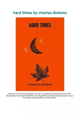 DOWNLOAD eBooks hard times by charles dickens