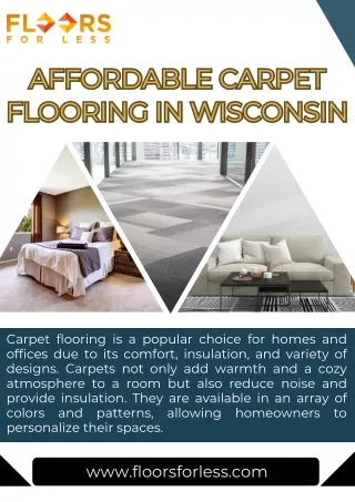 Affordable Carpet Flooring in Wisconsin