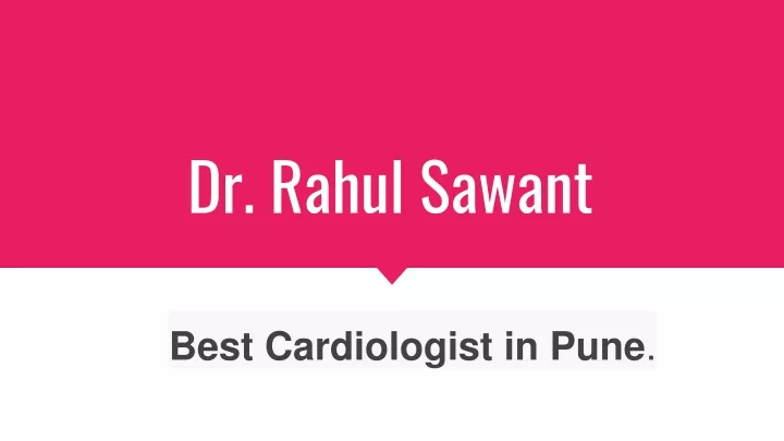 dr rahul sawant