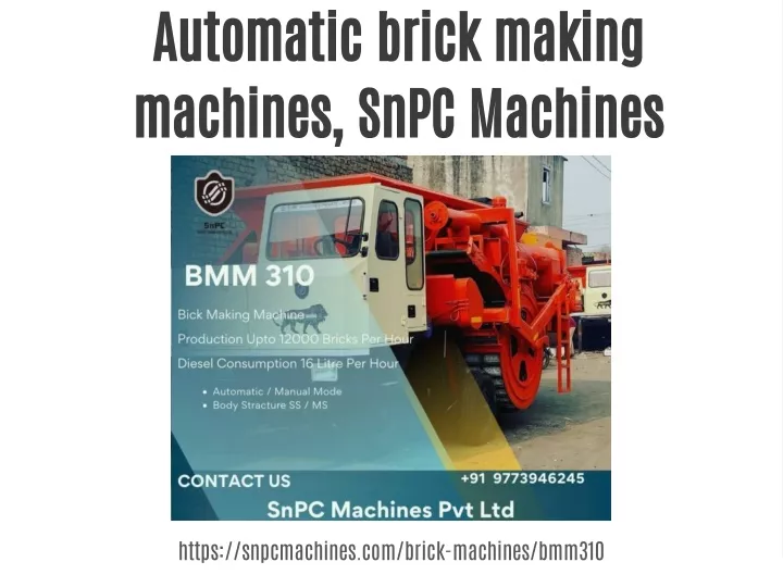 automatic brick making machines snpc machines