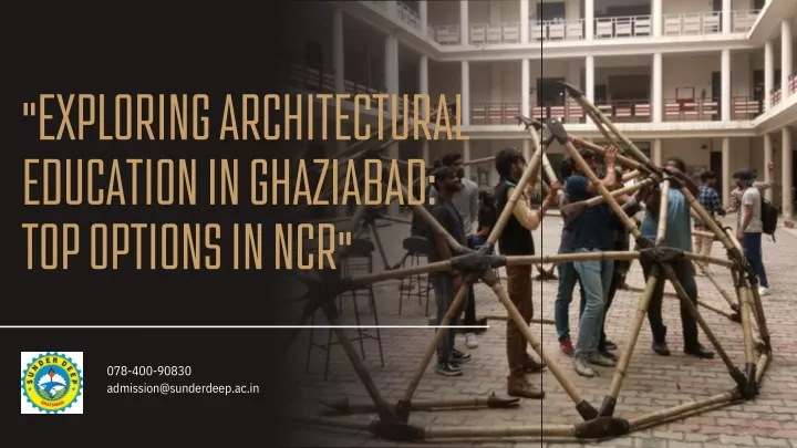 exploring architectural education in ghaziabad