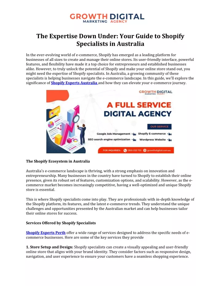 the expertise down under your guide to shopify