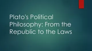 01 Plato's Political Philosophy