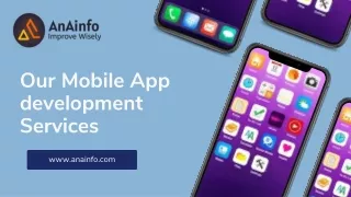 Mobile Development Service provider - AnA Info