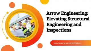 Arrow Engineering - Elevating Structural Engineering and Inspections