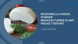 Mozzarella Cheese Powder Manufacturing Plant Project Report