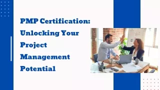 PMP Certification Training Program