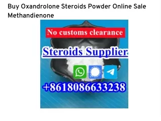 Buy Oxandrolone Steroids Powder Online Sale Methandienone