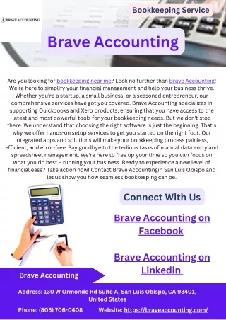 Brave Accounting - Bookkeeping Service