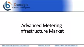 advanced metering infrastructure market