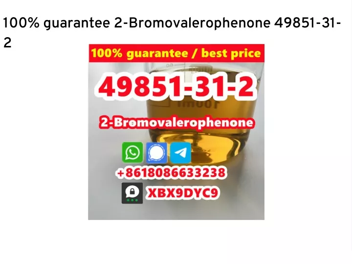 100 guarantee 2 bromovalerophenone 49851 31 2