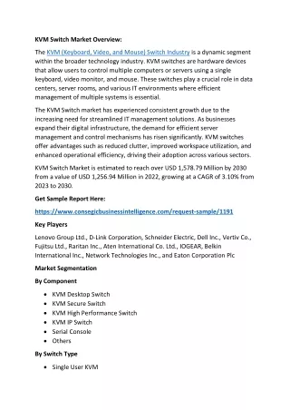 kvm switch market overview