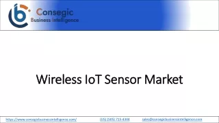 Wireless IoT Sensor Market