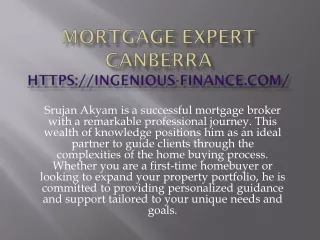 mortgage expert Canberra