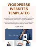 Wordpress Websites Templates - slide 1