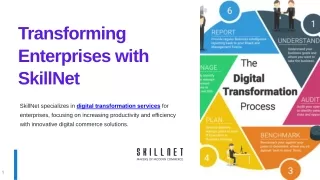 Modify Your Enterprise with SkillNet Digital Transformation Services