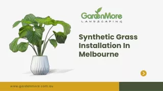 Synthetic Grass Installation In Melbourne