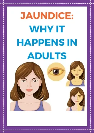 jaundice why it happens in adults