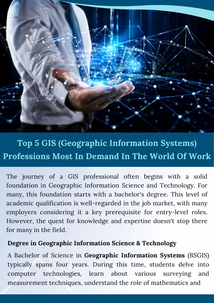 top 5 gis geographic information systems