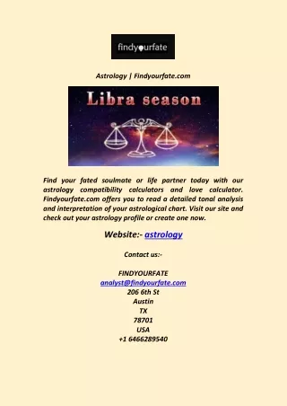astrology findyourfate com
