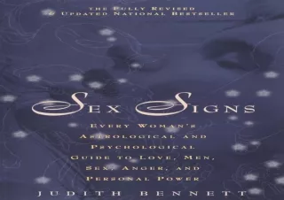PDF Sex Signs: Every woman's astrological and psychological guide to love, men,