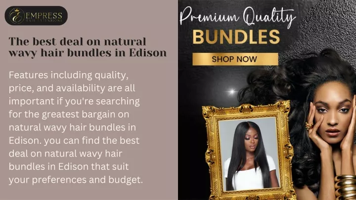 the best deal on natural wavy hair bundles