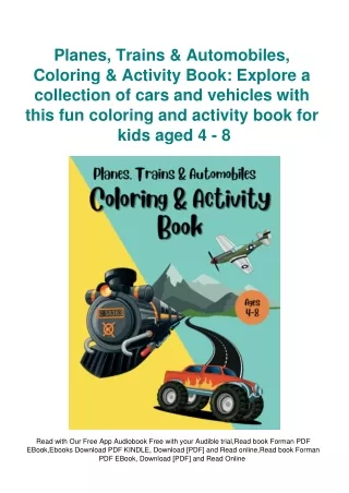 [PDF] eBooks Planes  Trains & Automobiles  Coloring & Activity Book Explore a co