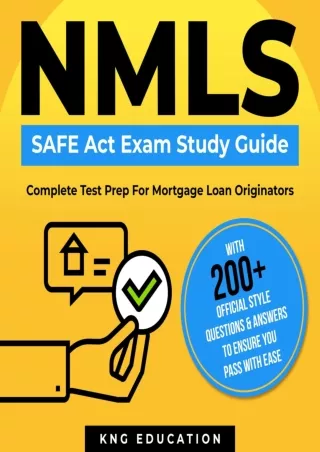 PDF_ NMLS Safe Act Exam Study Guide - Complete Test Prep for Mortgage Loan