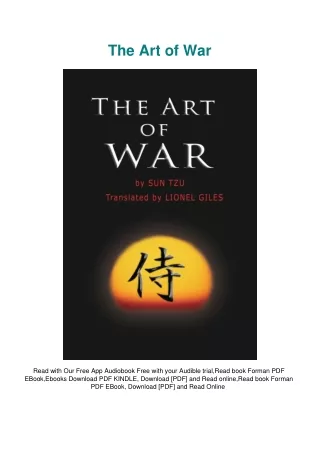 Download PDF The Art of War