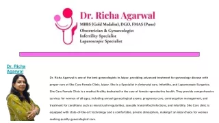 Best Gynecologist in Jaipur - Dr. Richa Agarwal