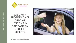 We Offer Professional Driving Lessons in Brisbane by Qualified Experts