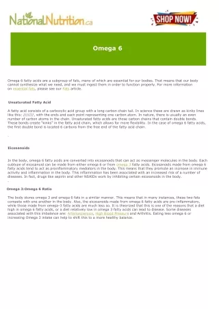 omega 6