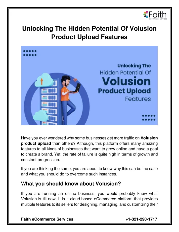 unlocking the hidden potential of volusion
