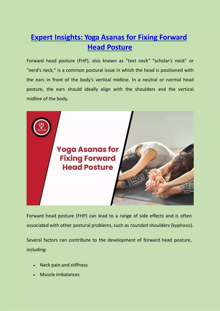 expert insights yoga asanas for fixing forward