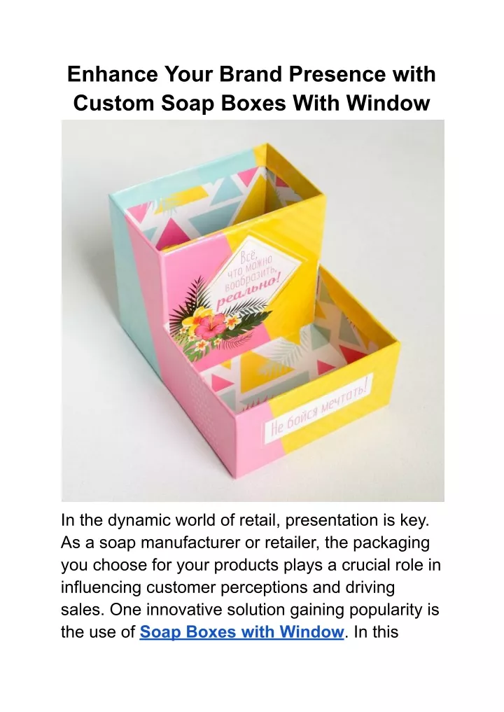 enhance your brand presence with custom soap