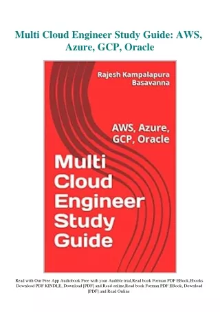 eBooks DOWNLOAD Multi Cloud Engineer Study Guide AWS  Azure  GCP  Oracle
