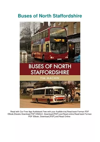 DOWNLOAD [PDF] Buses of North Staffordshire