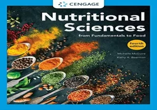 EPUB READ Nutritional Sciences: From Fundamentals to Food (MindTap Course List)
