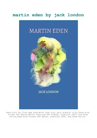 [PDF] eBooks martin eden by jack london