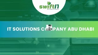 IT Solutions Company in Abu Dhabi - SwiftIT.ae