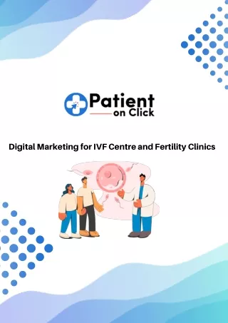 Digital Marketing for IVF Centre and Fertility Clinics