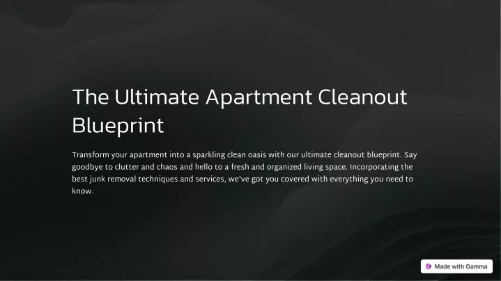 the ultimate apartment cleanout blueprint