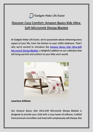 Amazon Basics Kids Ultra-Soft Micromink Sherpa Blankets
