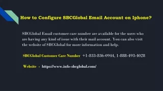 how to configure sbcglobal email account on iphone