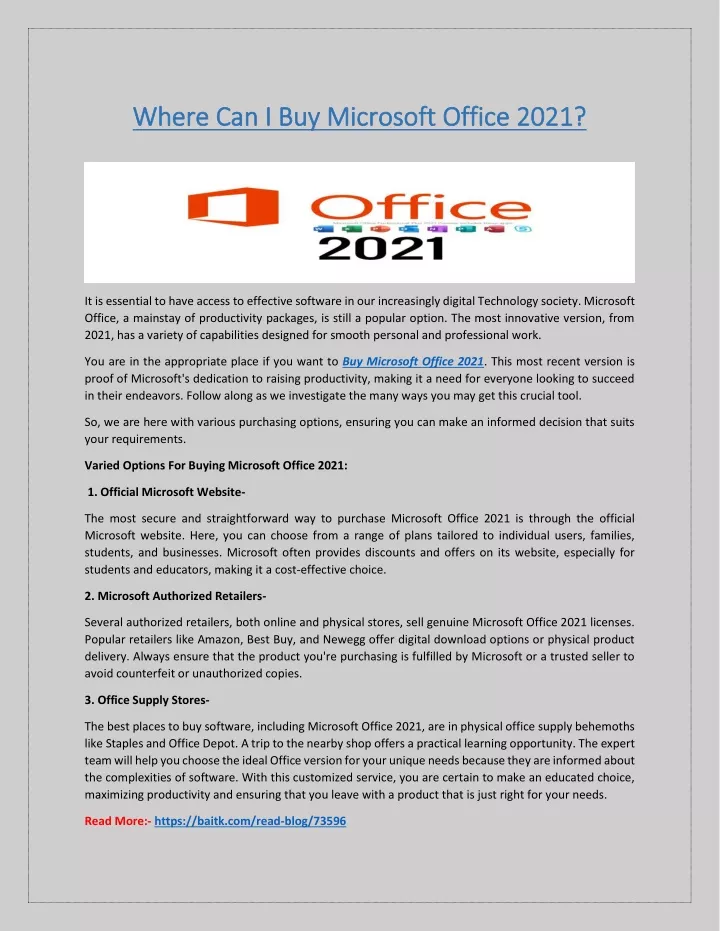 where can i buy microsoft office 2021 where