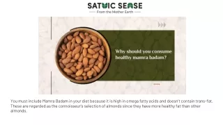 Why should you consume healthy mamra badam